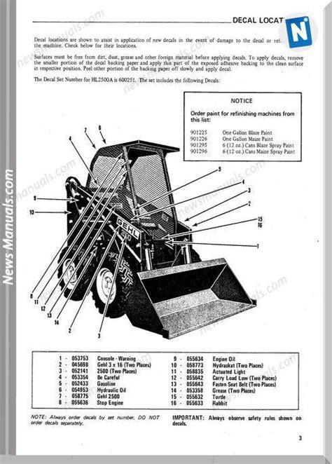 gehl 2500 skid steer loader|gehl 2500 parts diagram.